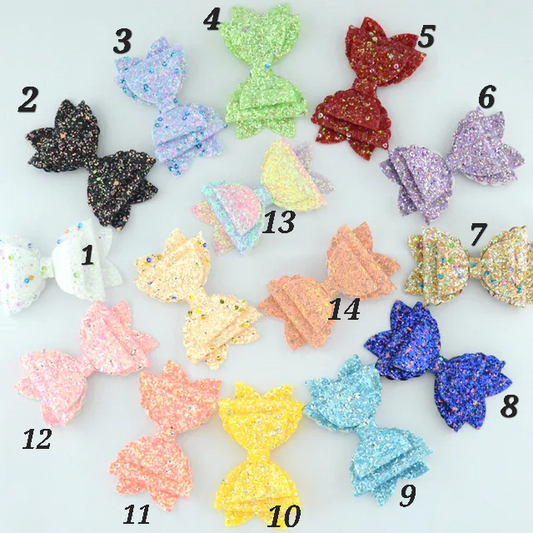 Glitter Bow Topper - New