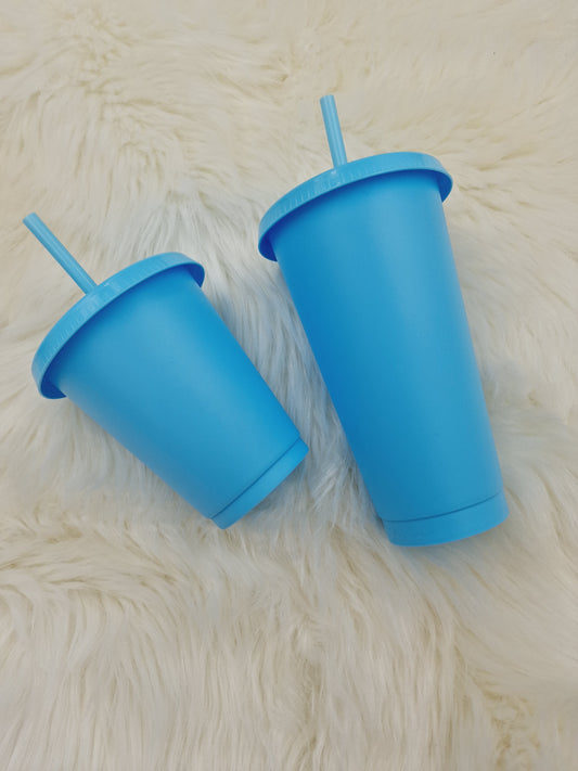 16oz & 24oz Bright Blue Cold Cup