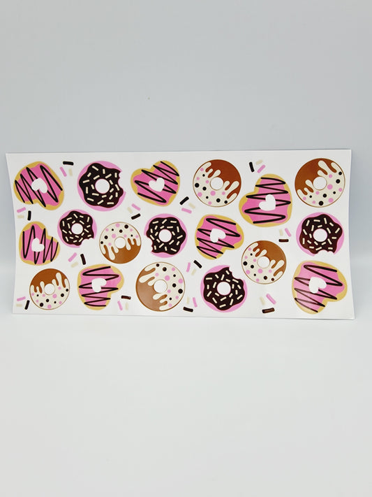 Donuts 16oz UV DTF Transfer