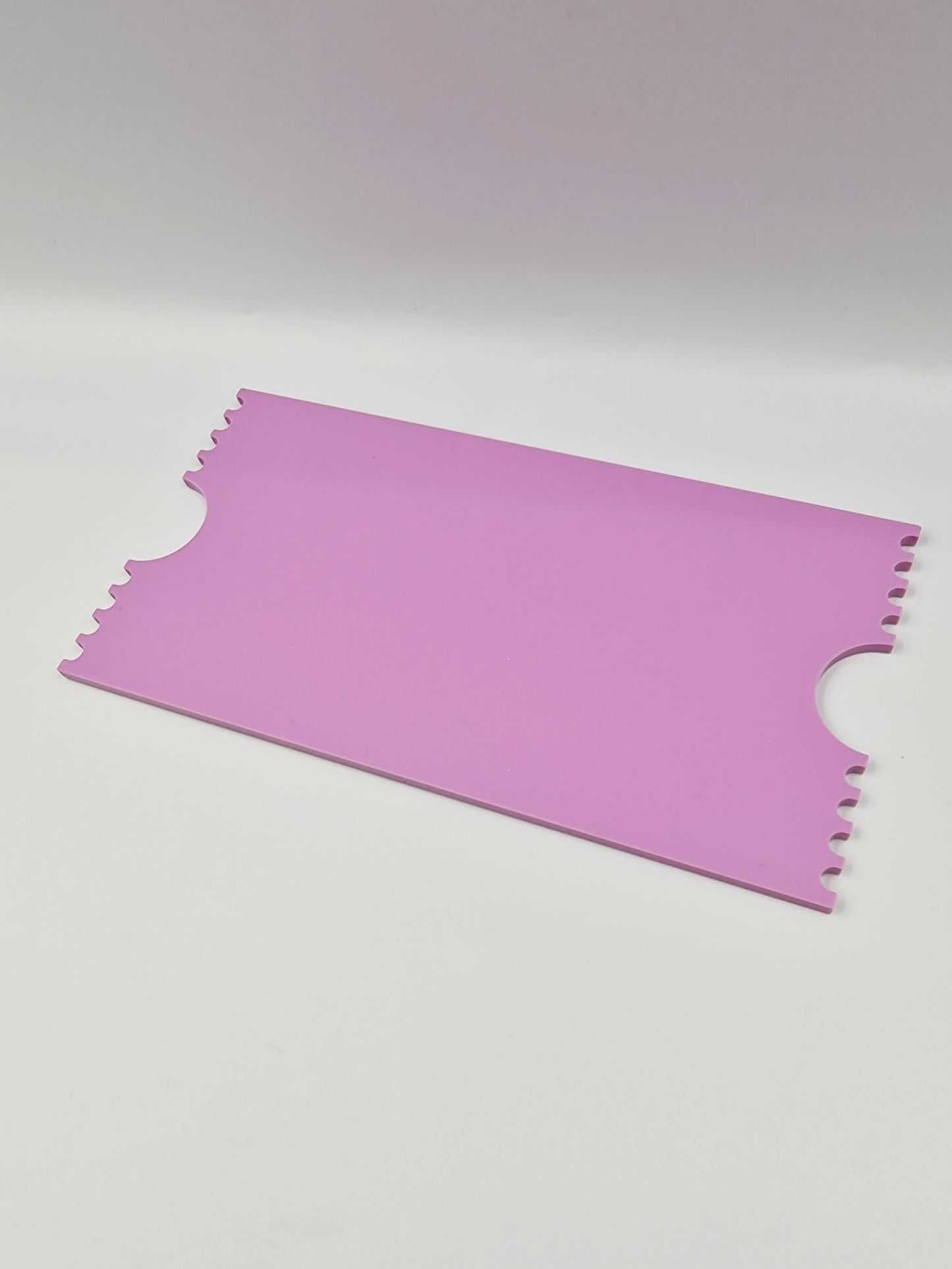 Acrylic Ticket (Various Colours)