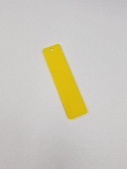 Acrylic Yellow Reg Plate Fob