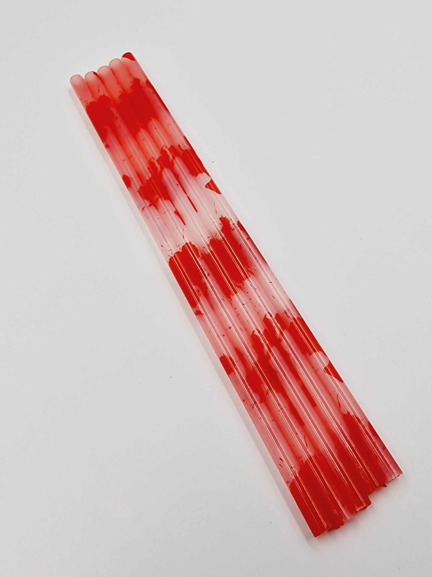 Clear Blood Colour Changing Straw