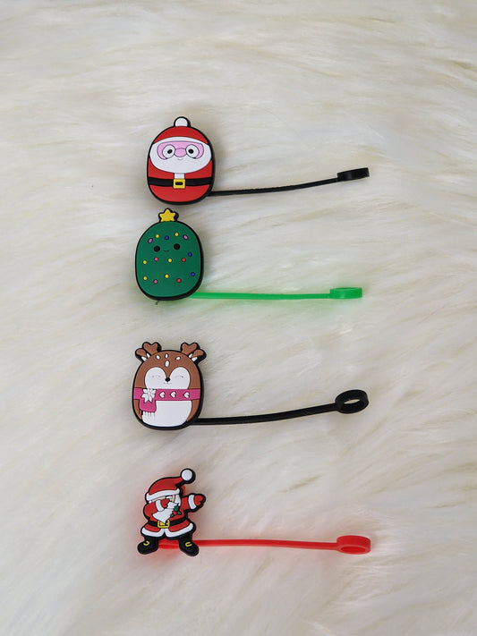 Christmas Straw Toppers