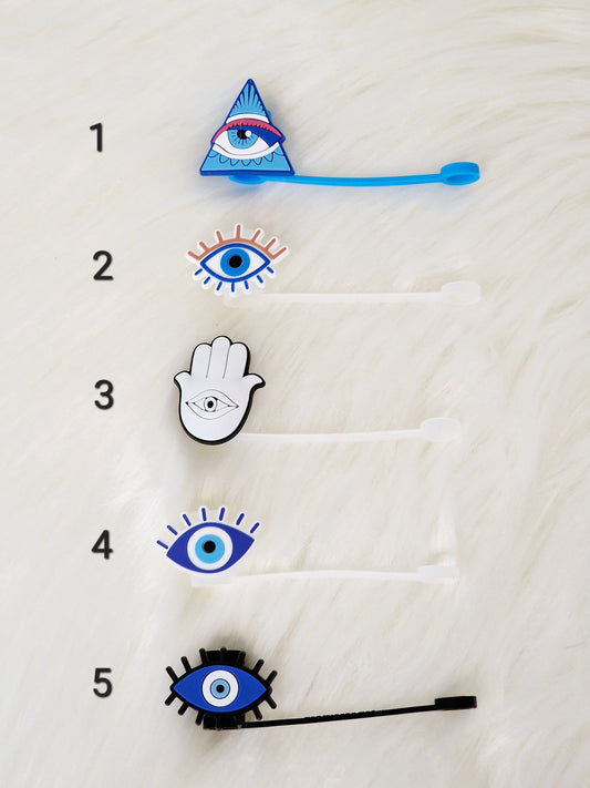 Eye Straw Toppers