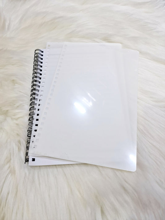 A5 Sublimation Plastic Cover Lined Notebook