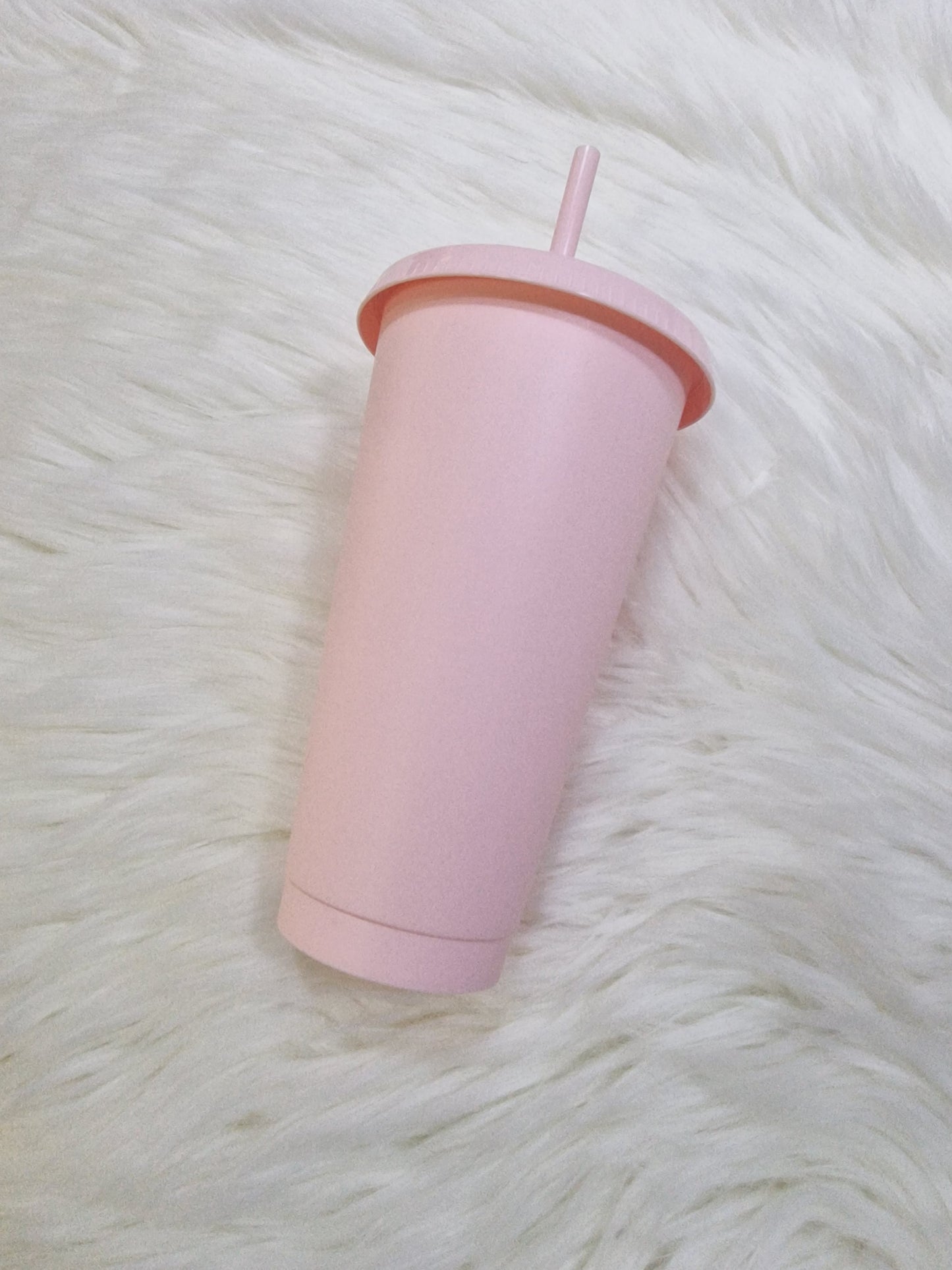 24oz Soft Pink Cold Cup