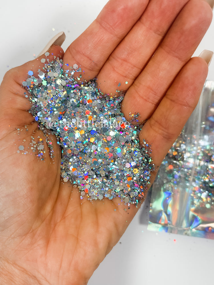 Chunky Glitter Mix - 'Glitter Ball' 50g Lack