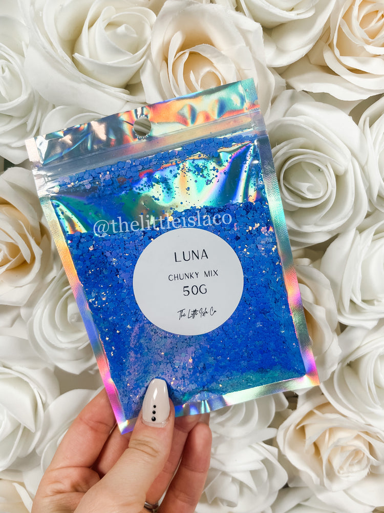 Chunky Glitter Mix - 'Luna' 50g Pack