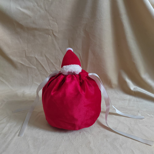 Santa Hat Velvet Bag RTS