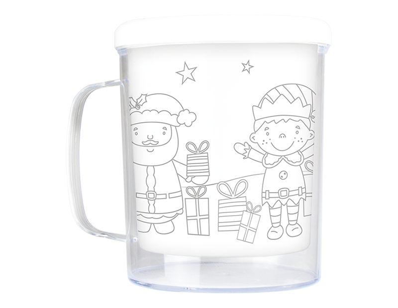 Colour Your Own Christmas Mug