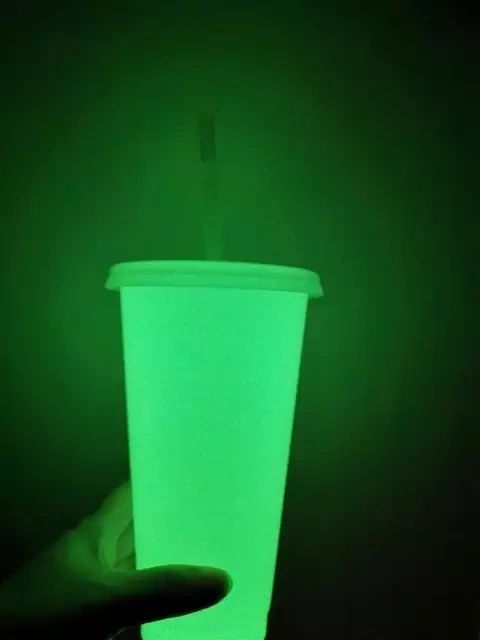 16oz & 24oz Single Walled Glow In The Dark Cold Cup (RTS)