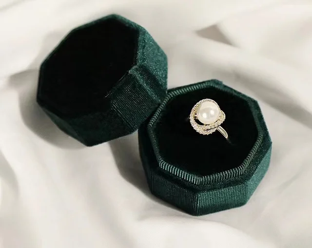 Velvet Double Ring Box