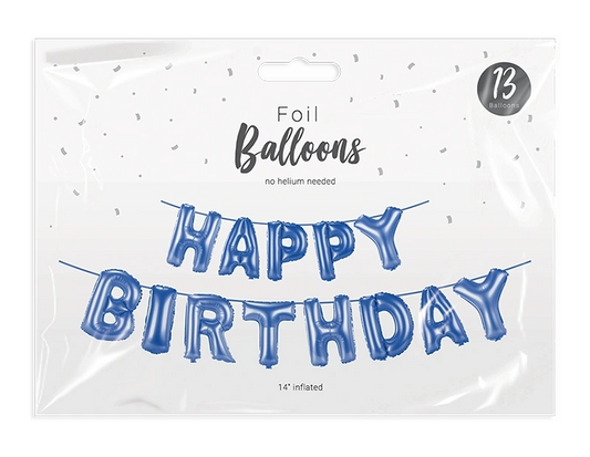 Happy Birthday Foil Balloons