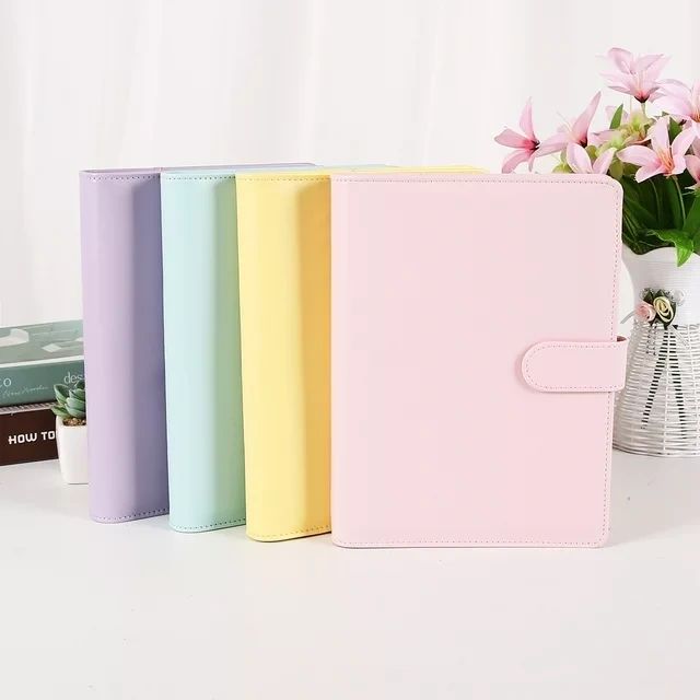 A6 Pu Leather 6 Ring Binder