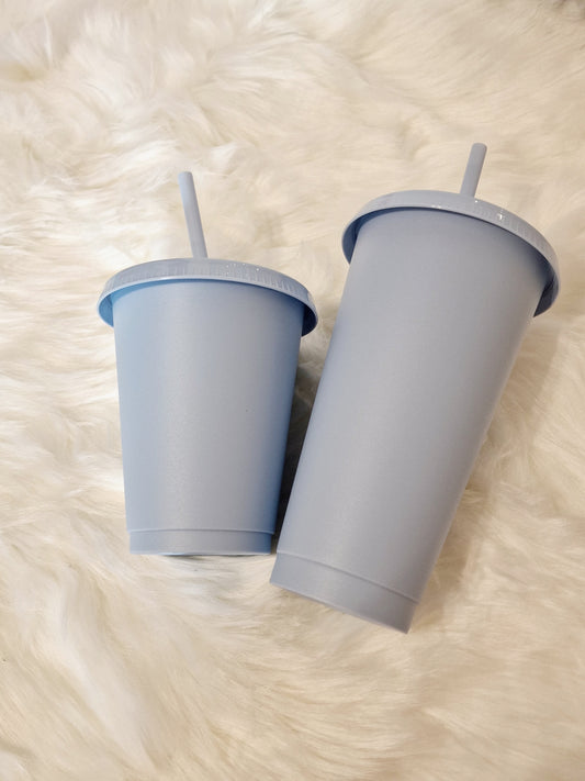 16oz & 24oz Baby Blue Cold Cup