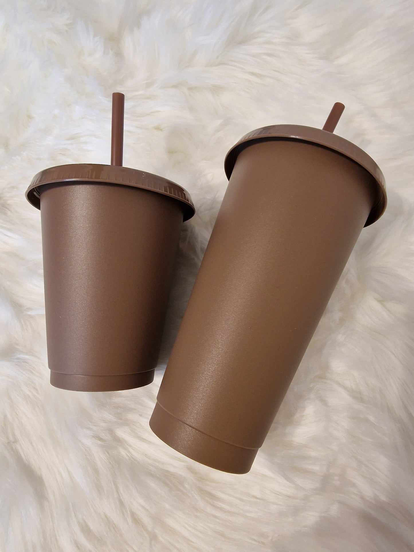 16oz & 24oz Dark Brown Cold Cup