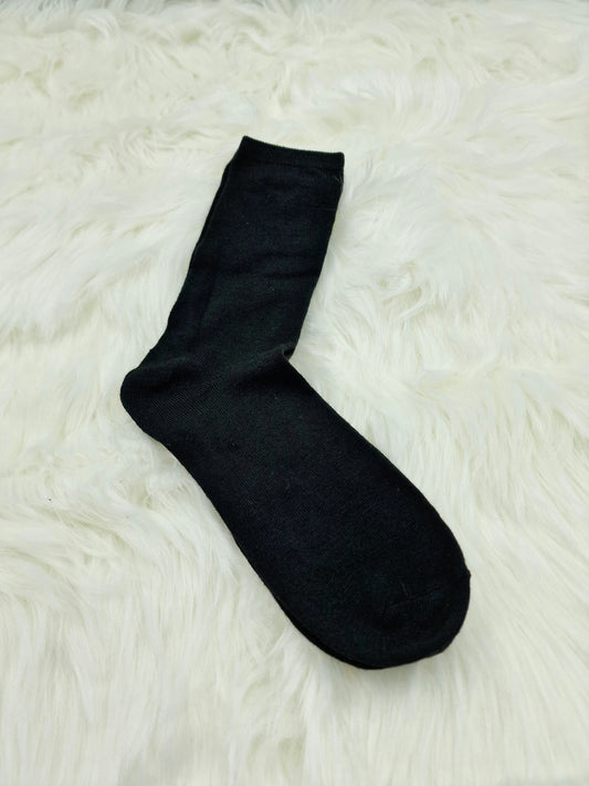 Mens Classic Black 3 Pack of Socks