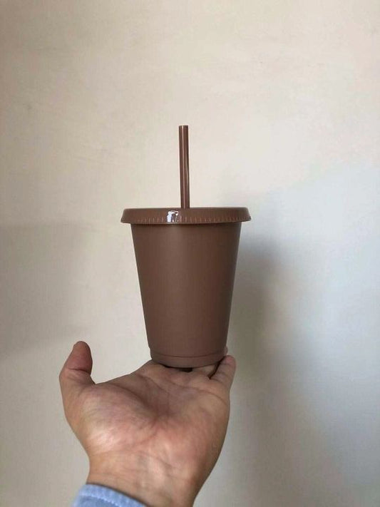 16oz Brown Cold Cup (Pack of 5)