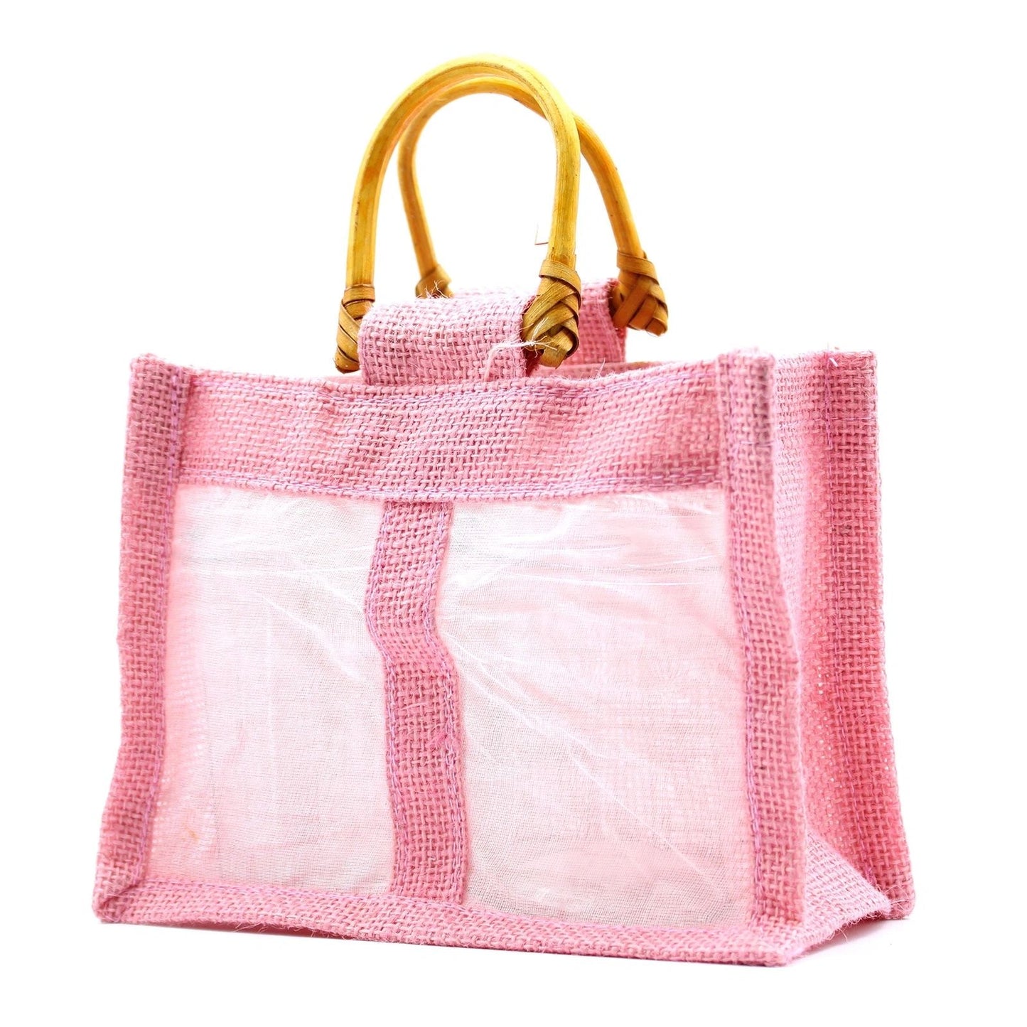 Pink Jute bags