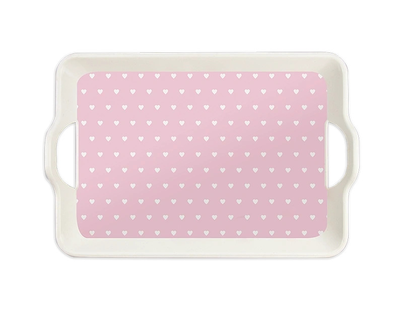 Heart & Floral Serving Tray