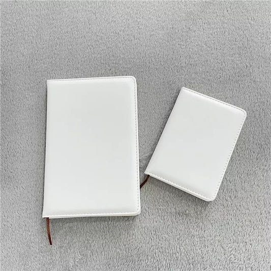 PU White Sublimation Notebook