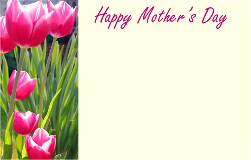 Mother's Day Greeting Card & Envelope Small