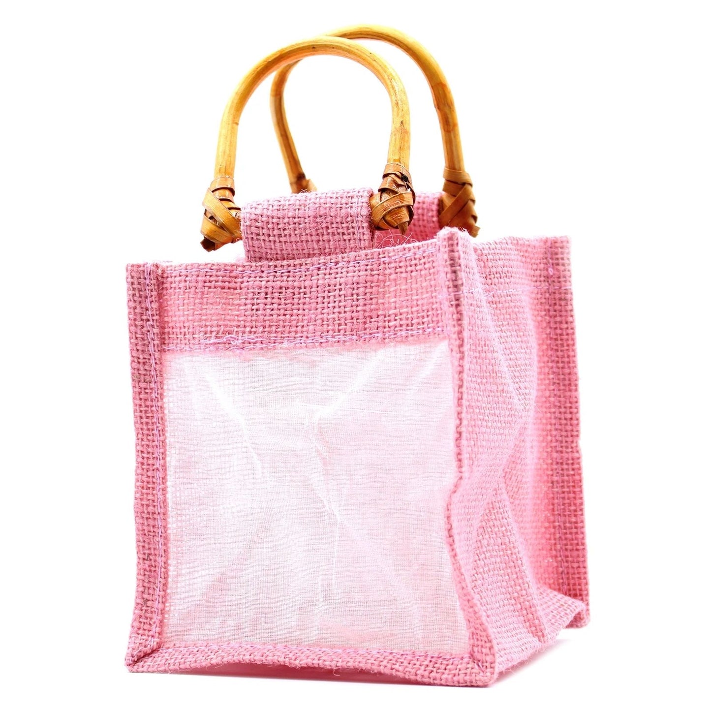 Pink Jute bags