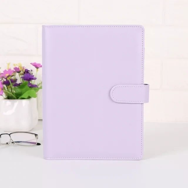 A6 Pu Leather 6 Ring Binder