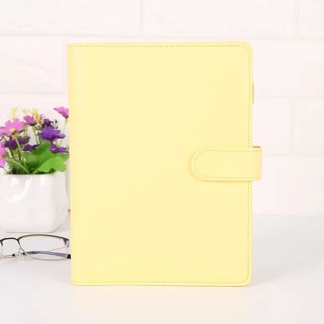 A6 Pu Leather 6 Ring Binder