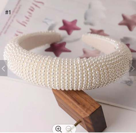 Bridal Pearl Headband Design 2