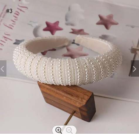 Bridal Pearl Headband Design 3