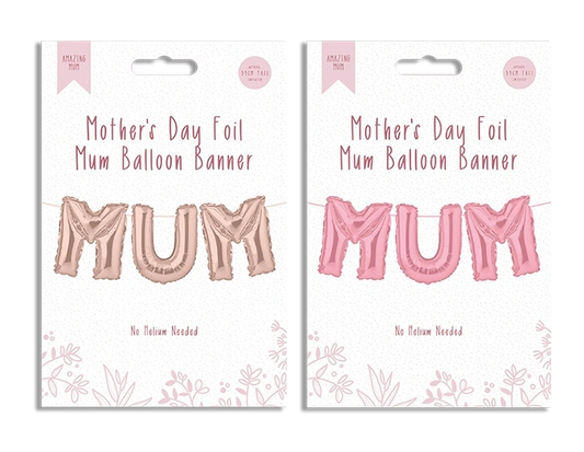 Mum Foil Balloon Banner