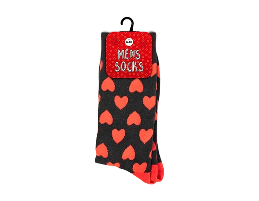 Mens Heart Socks