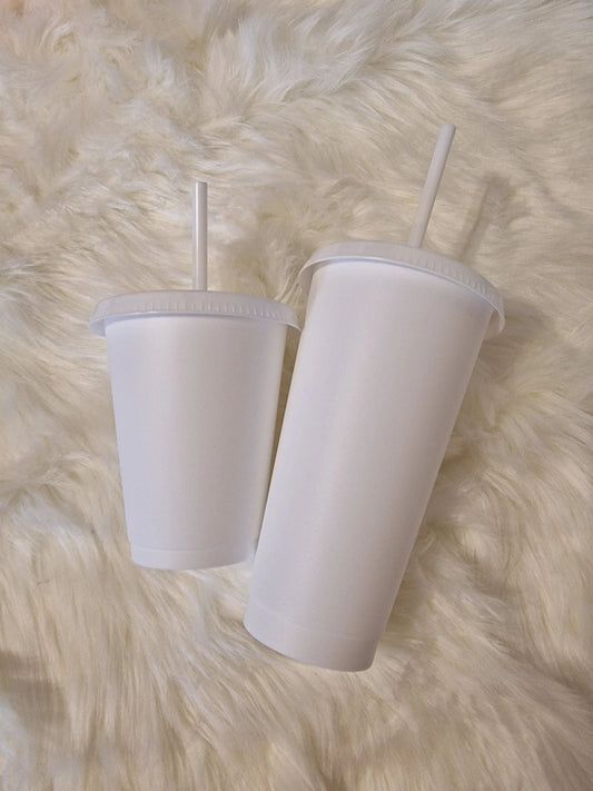 16oz & 24oz White Cold Cup