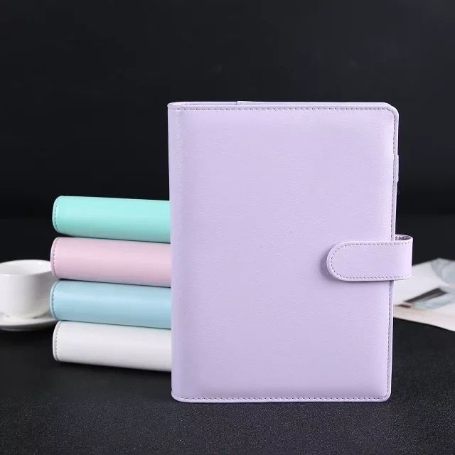 A6 Pu Leather 6 Ring Binder